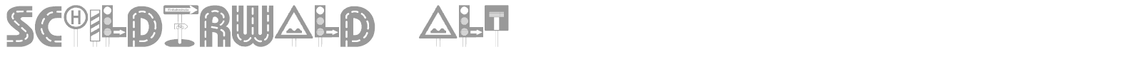 Schilderwald font preview